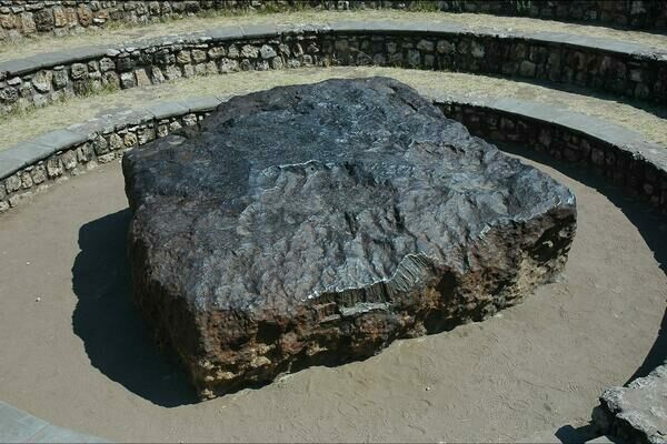 Weighing an incredible 66 tons, the Hoba meteorite is the largest known meteorite on Earth.